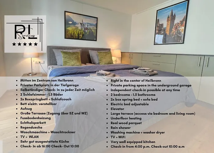 Appartement Luxurioeses 130qm Mit Balkon Im Zentrum,parkplatz